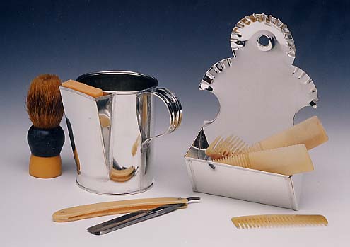 Shaving Mug and Comb Holder